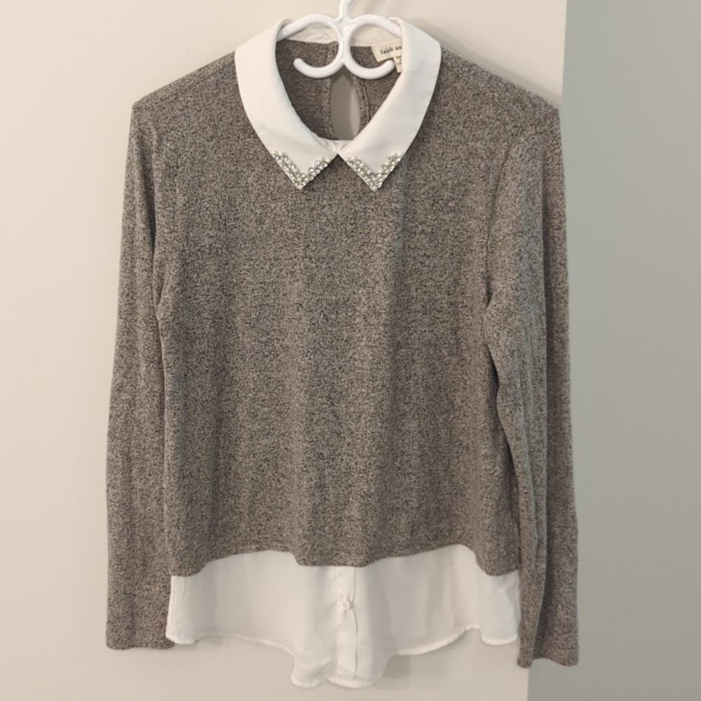 Embellished Collared Bloyse